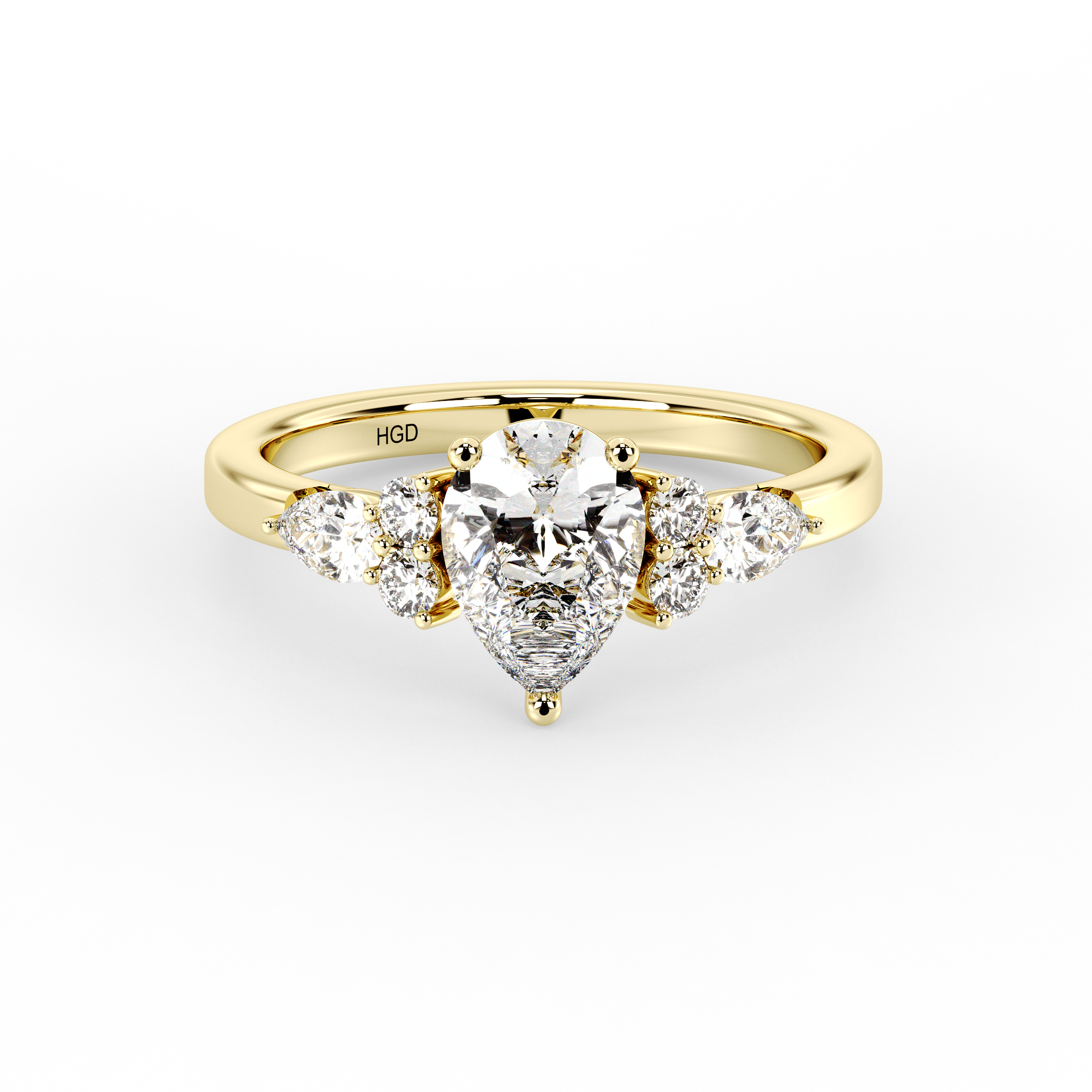 bespoke lab grown engagement ring