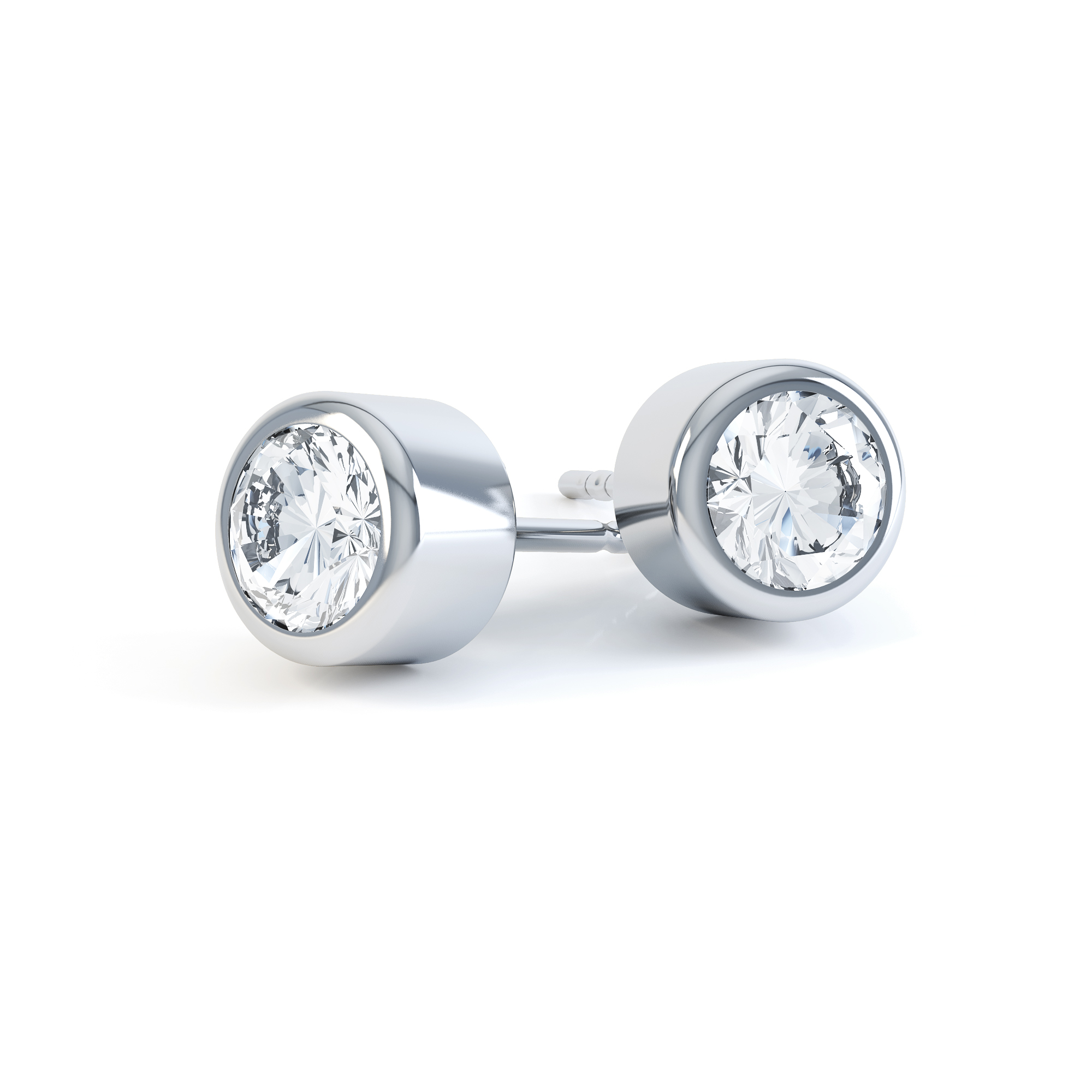 Stud-earring-white
