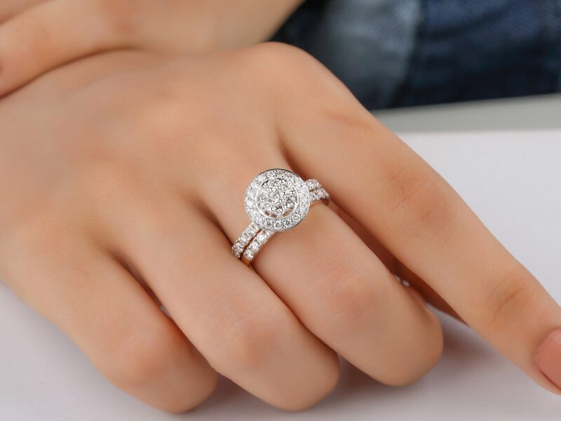 lab grown diamond ring