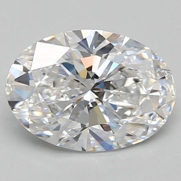 1.31 Carat E VVS2 Oval Lab Diamond