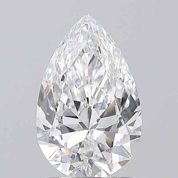 1.31 Carat D VS2 Pear Diamond