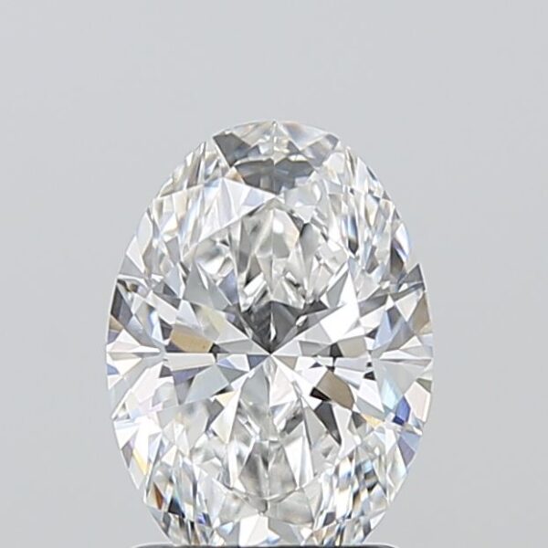 1.58 Carat D VVS2 Oval Lab Diamond