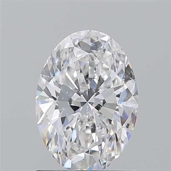1.31 Carat D SI2 Oval Diamond