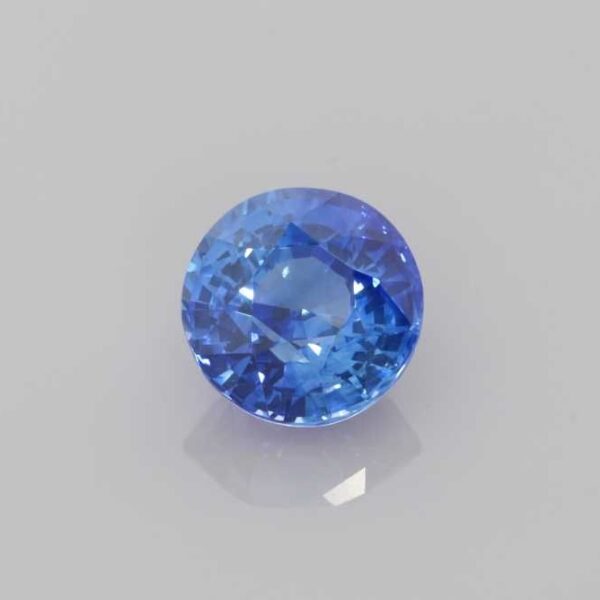 2.18 Carat Faceted Cut Blue Sapphire