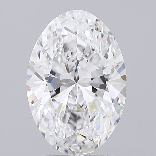 2.83 Carat D VS1 Oval Lab Diamond