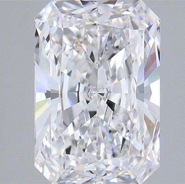 2.69 Carat D VVS2 Radiant Lab Diamond