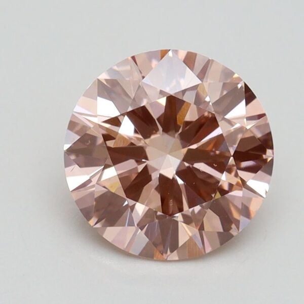 1.84 Carat Pink VS2 Round Diamond