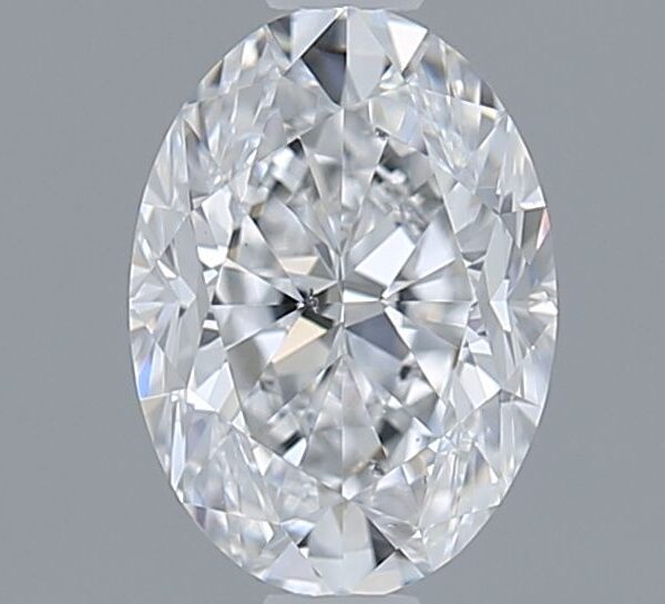 1.00 Carat D SI1 Oval Diamond