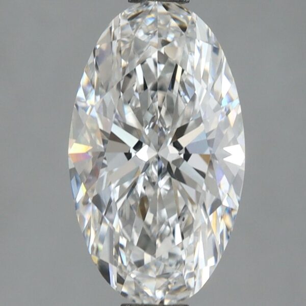 2.06 Carat D VVS2 Oval Lab Diamond