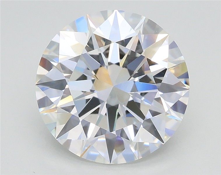 3.05 Carat E VVS2 Round Lab Diamond
