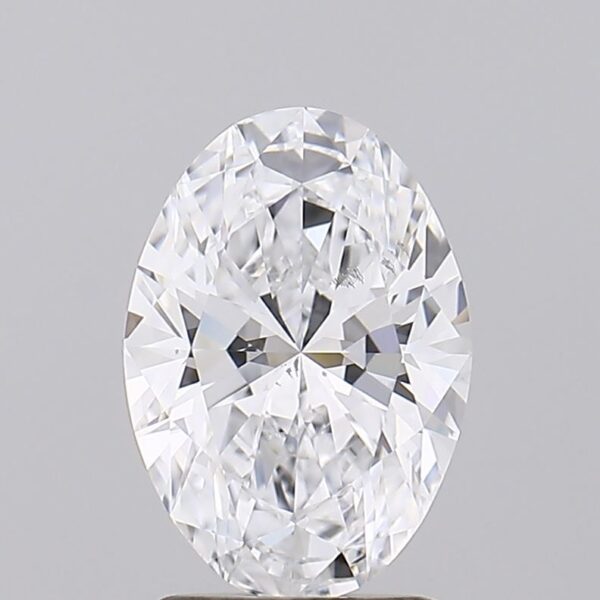2.00 Carat D SI1 Oval Lab Diamond