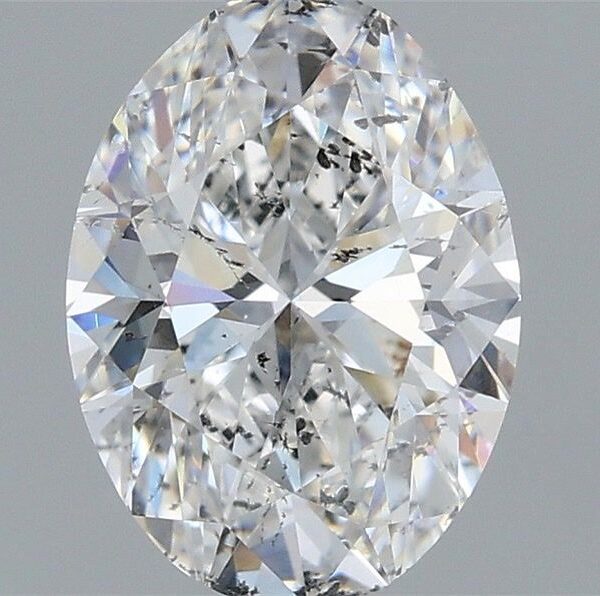 0.91 Carat F I1 Oval Diamond