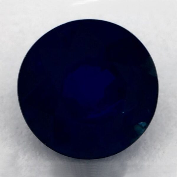 1.62 Carat Faceted Cut Blue Sapphire
