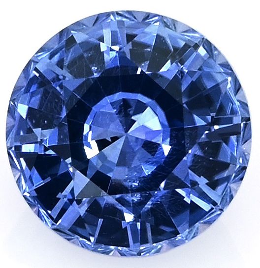 1.70 Carat Faceted Cut Blue Sapphire