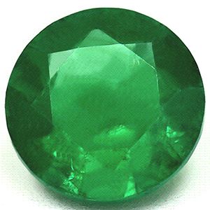 1.59 Carat Faceted Cut Green Emerald