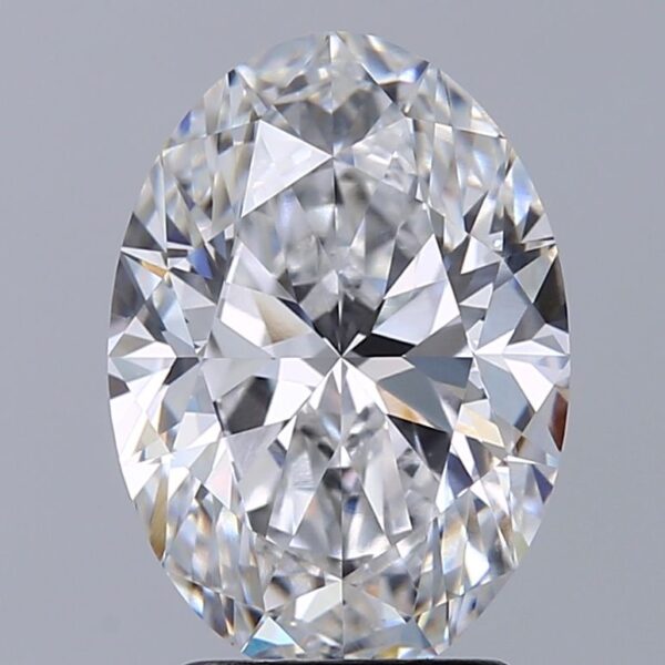 2.56 Carat D VVS1 Oval Lab Diamond