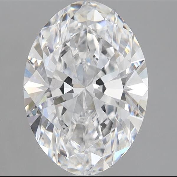 1.58 Carat D VS1 Oval Lab Diamond