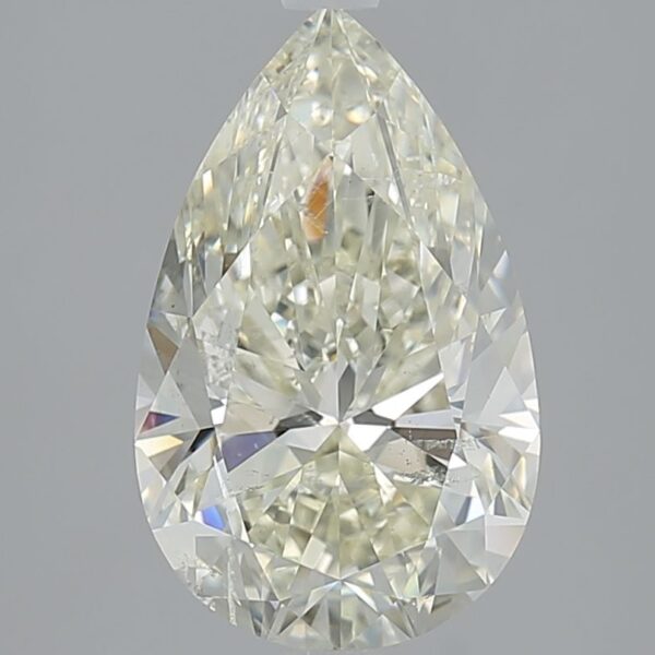3.51 Carat K SI2 Pear Diamond