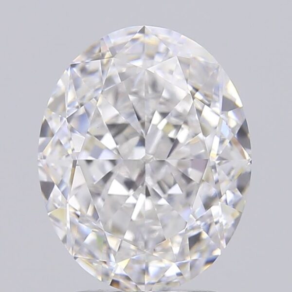 3.03 Carat D VVS2 Oval Lab Diamond