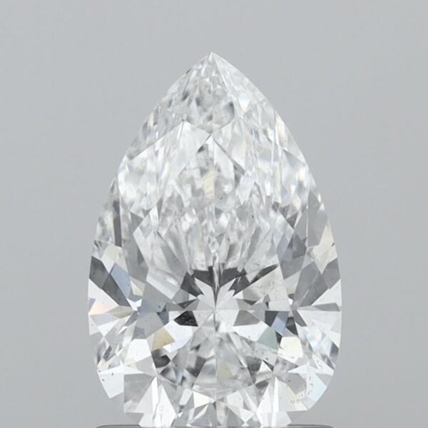1.00 Carat D SI2 Pear Diamond