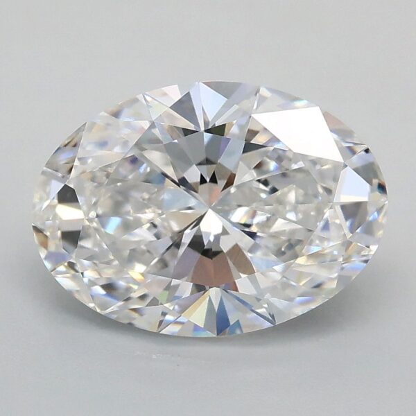 2.03 Carat D VVS2 Oval Lab Diamond