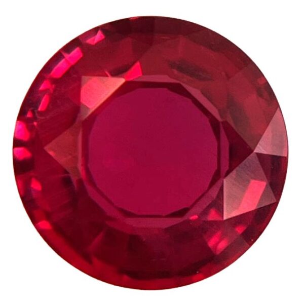 3.54 Carat Faceted Cut Red Ruby