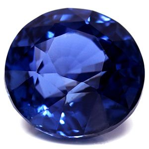 8.28 Carat Faceted Cut Blue Sapphire