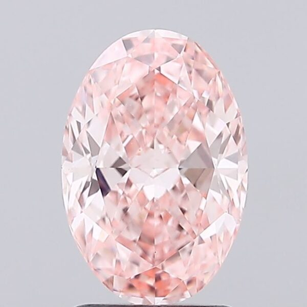2.02 Carat Pink VS1 Oval Diamond