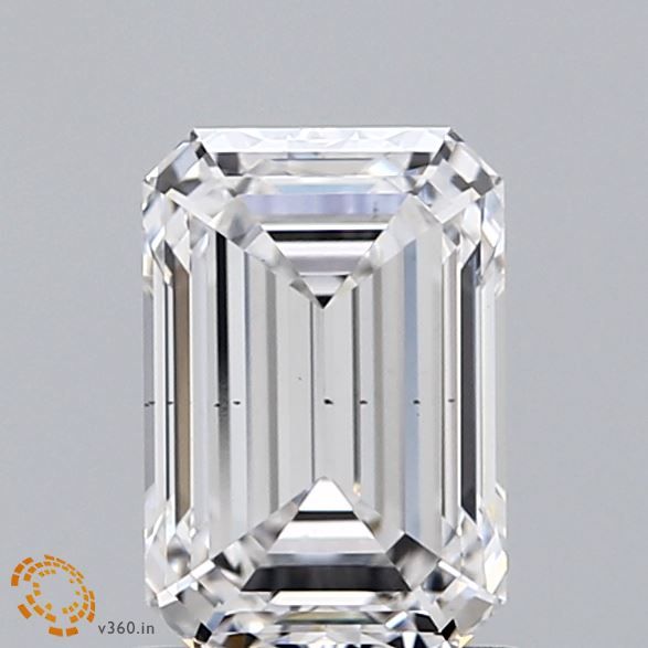 1.53 Carat E VS2 Emerald Lab Diamond