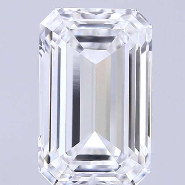 2.71 Carat E VVS1 Emerald Lab Diamond