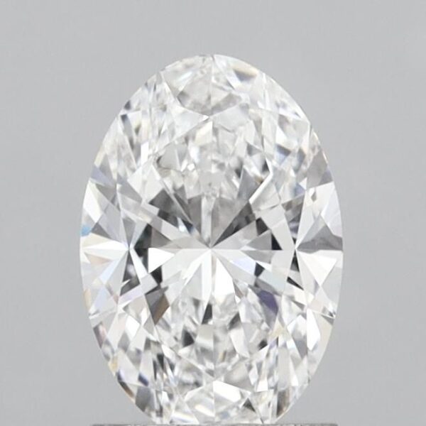 1.45 Carat D VVS2 Oval Lab Diamond