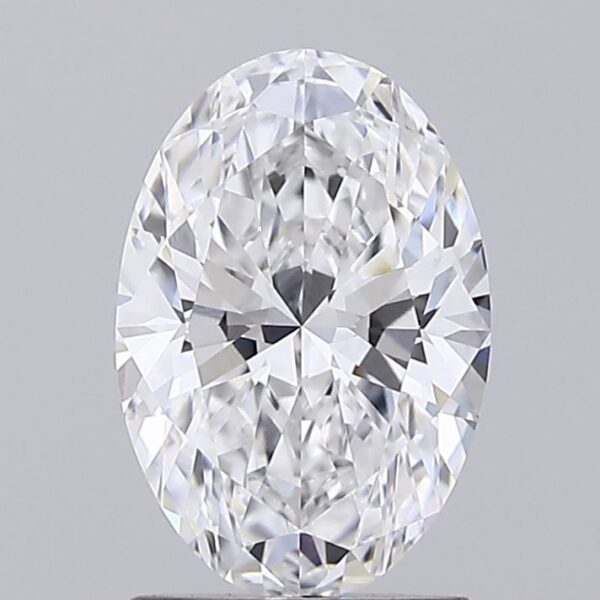 1.54 Carat D VVS2 Oval Lab Diamond