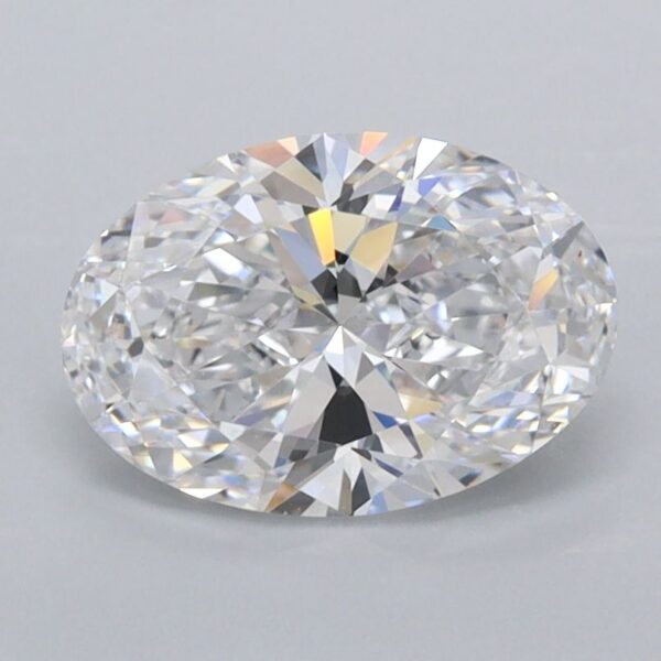 1.46 Carat D VVS1 Oval Lab Diamond