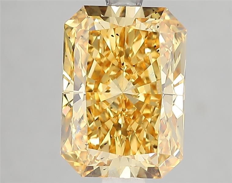 3.03 Carat Yellow SI1 Radiant Diamond