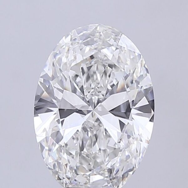 3.85 Carat F VS1 Oval Lab Diamond