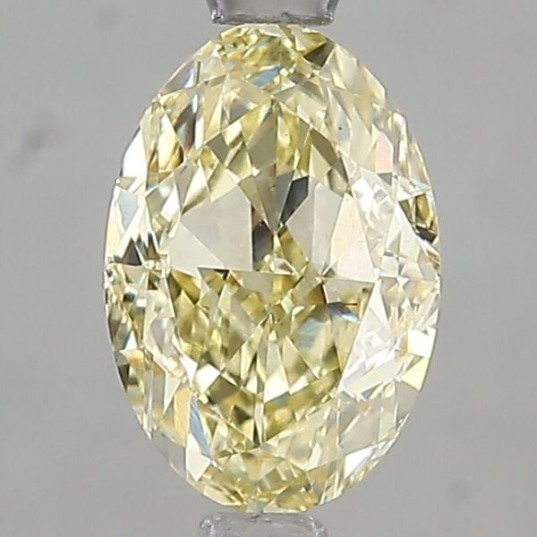 1.50 Carat Yellow VS2 Oval Diamond