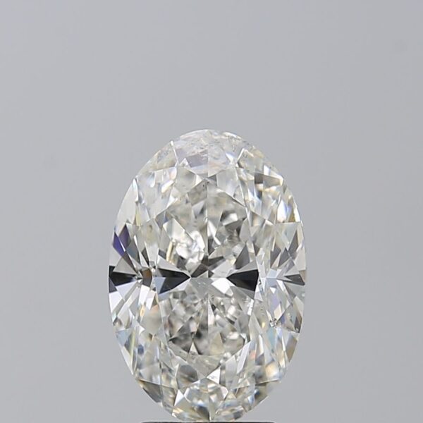 3.51 Carat H SI2 Oval Diamond