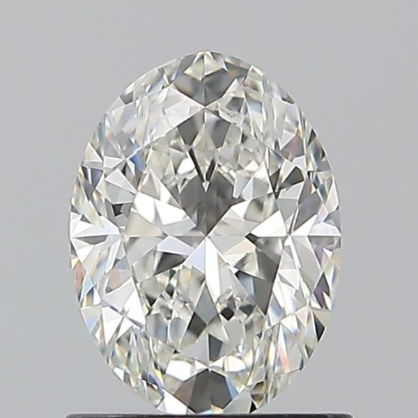 1.00 Carat G VVS1 Oval Diamond