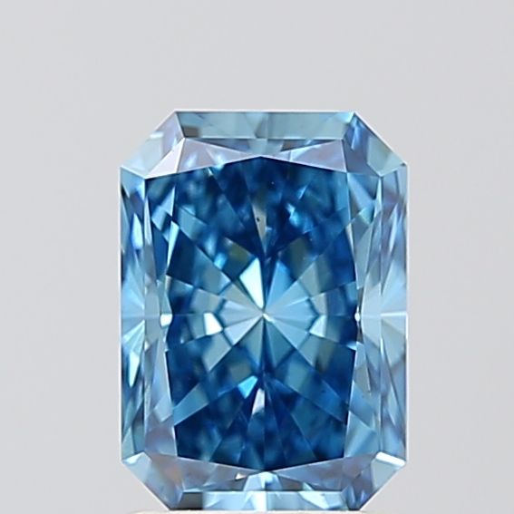 1.52 Carat Blue VS1 Radiant Diamond