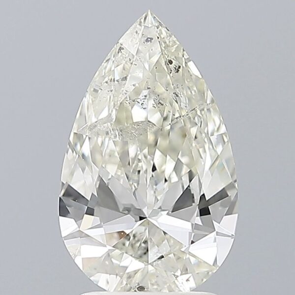 2.02 Carat J SI2 Pear Diamond