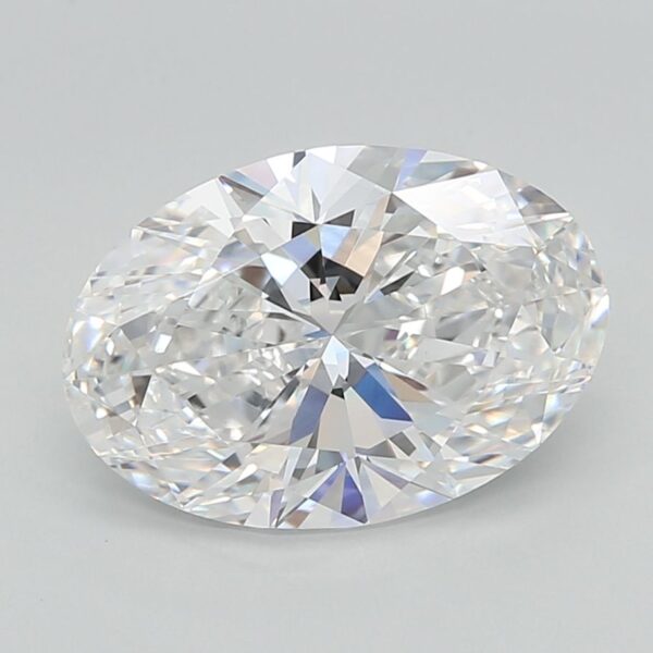 3.02 Carat E VVS2 Oval Lab Diamond